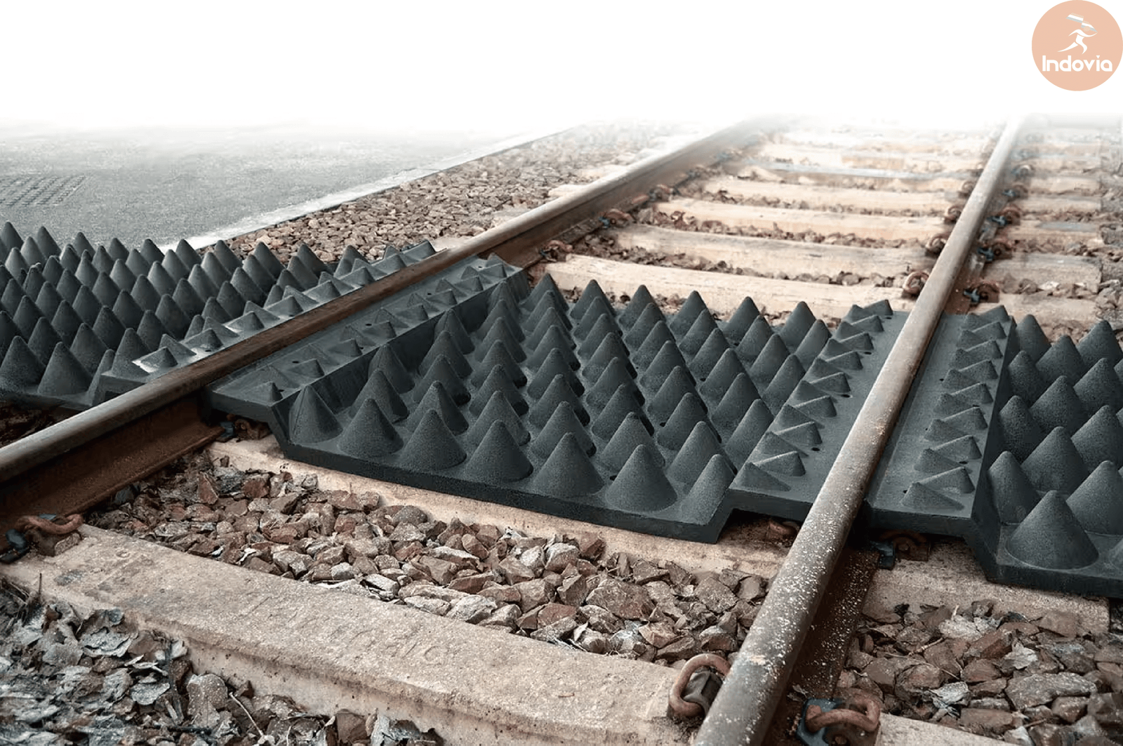 In-track Anti-Trespass Panel installation